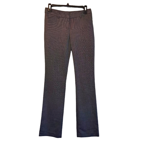 Express Editor Black White Polka Dota Career Pants Office Slacks Trousers Size 0 - Picture 1 of 8